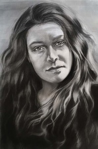 Portrait sketch charcoal 1